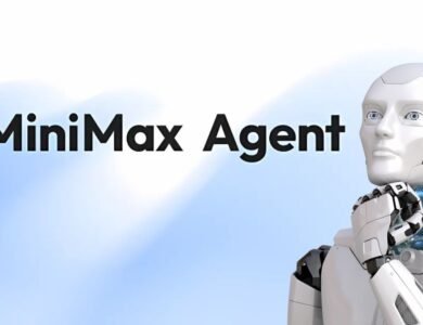 a robot agent with a white face