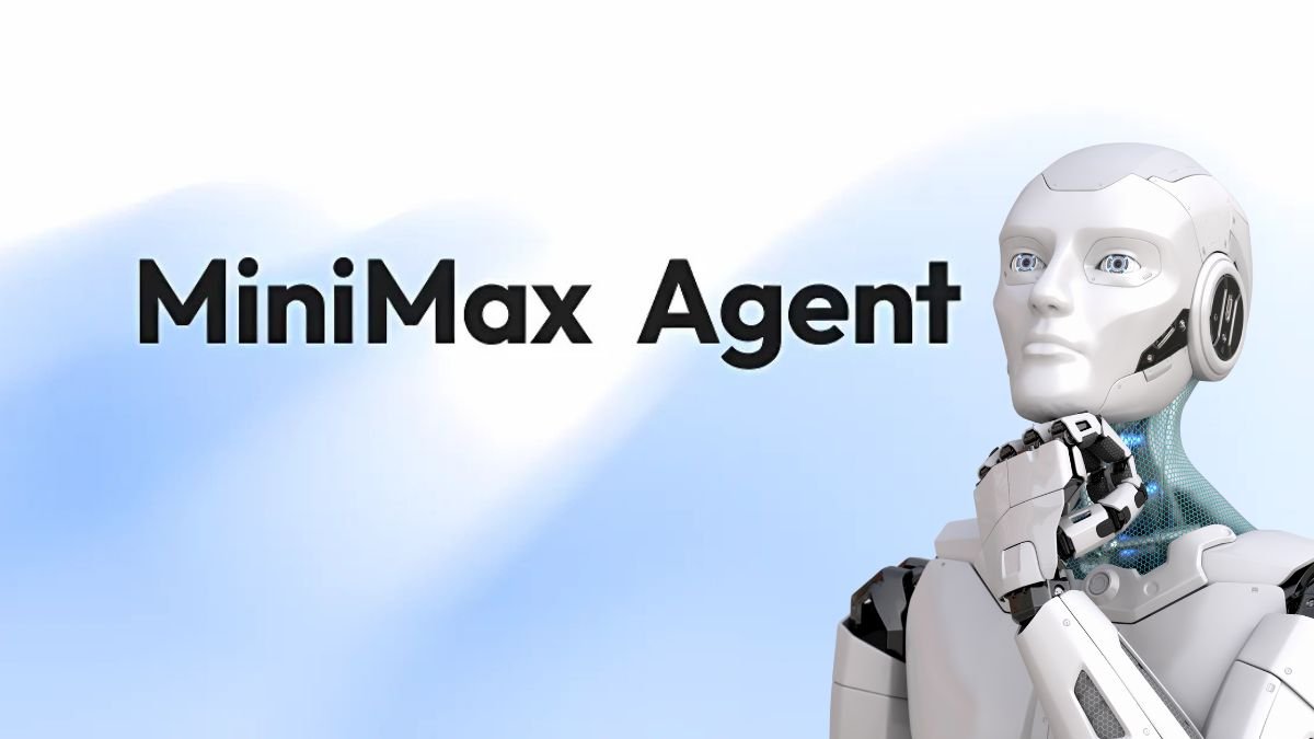 a robot agent with a white face